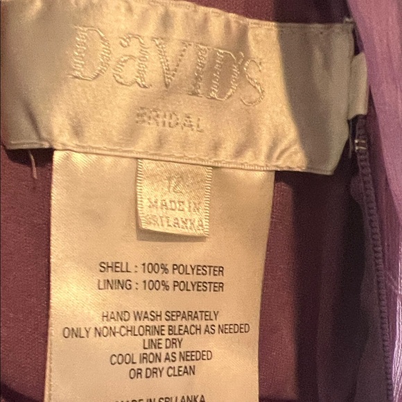 Elegant Purple Women's Special Occasion Dress - Picture 5 of 5